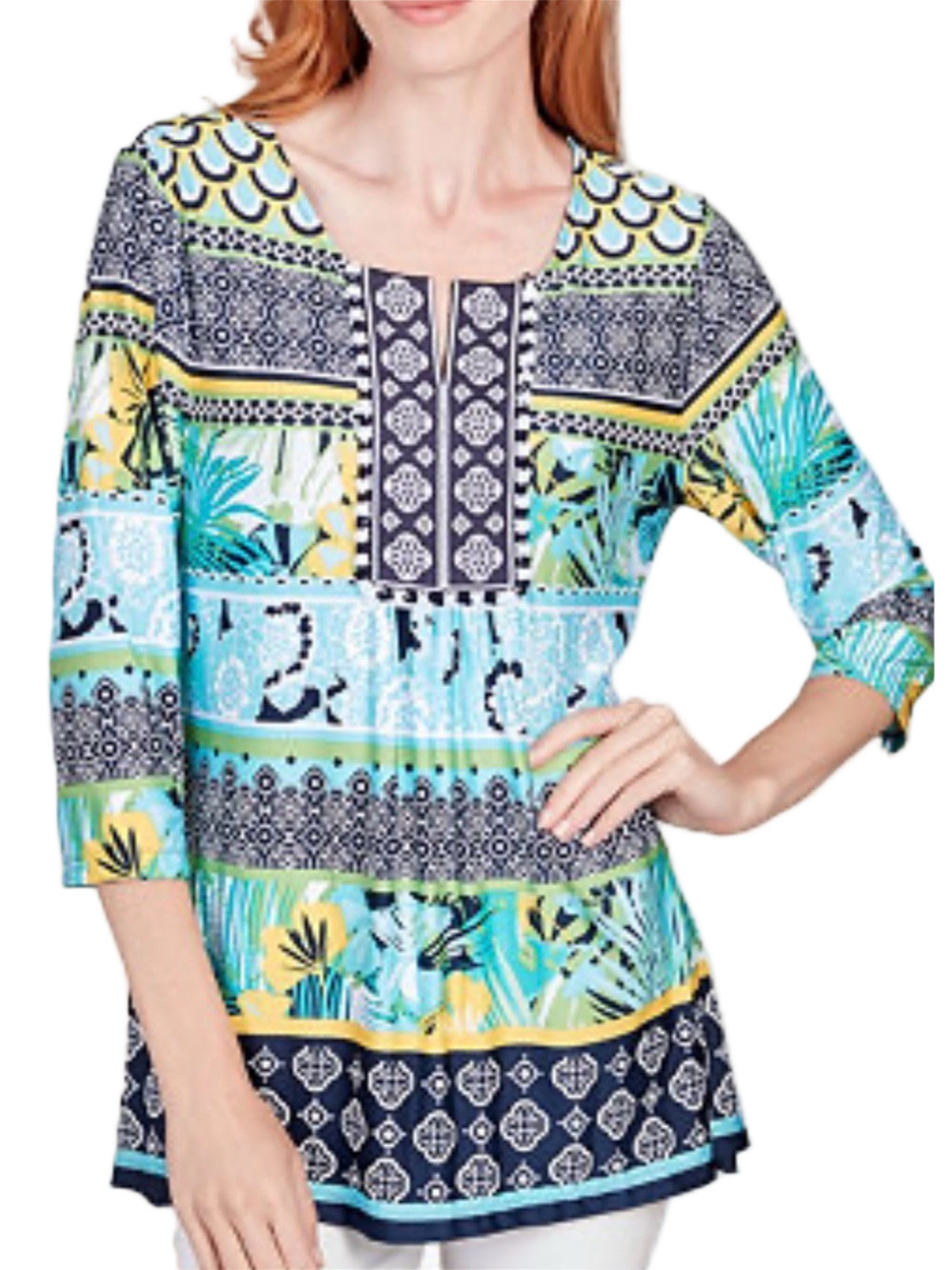 190. WOMENS RUBY RD. XLP DETAIL TOP